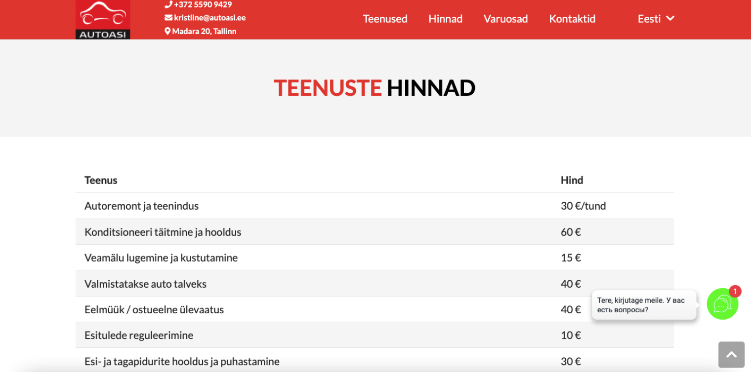 Kristiineautoasi screenshot #3