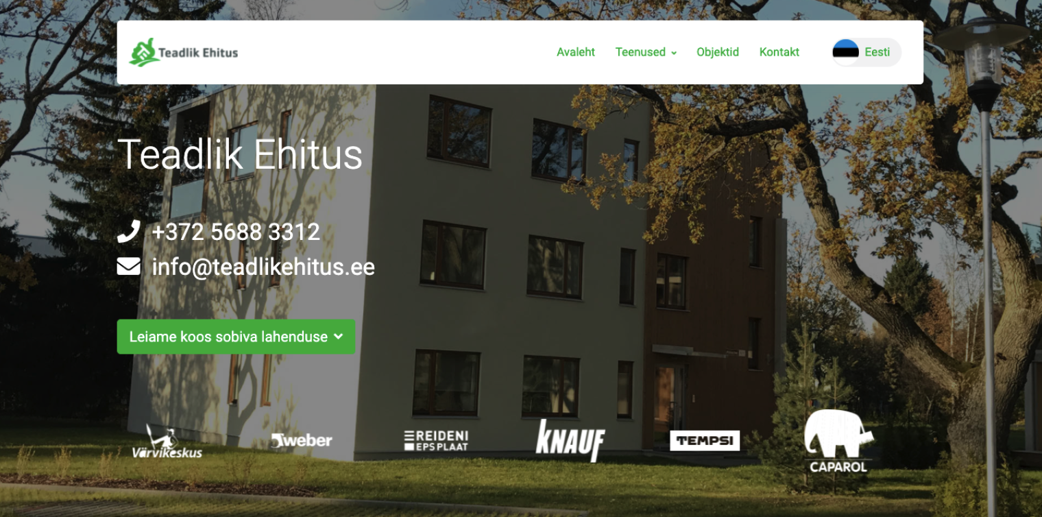 Teadlik Ehitus screenshot #1