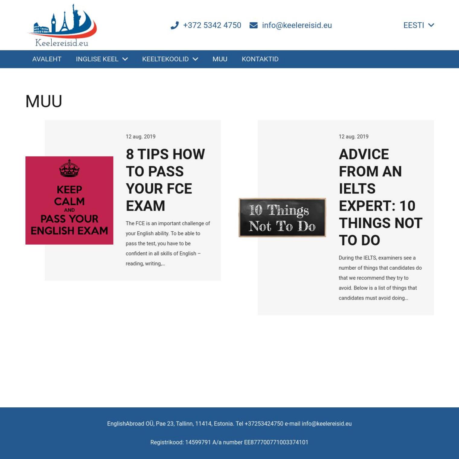 Keelereisid screenshot #3